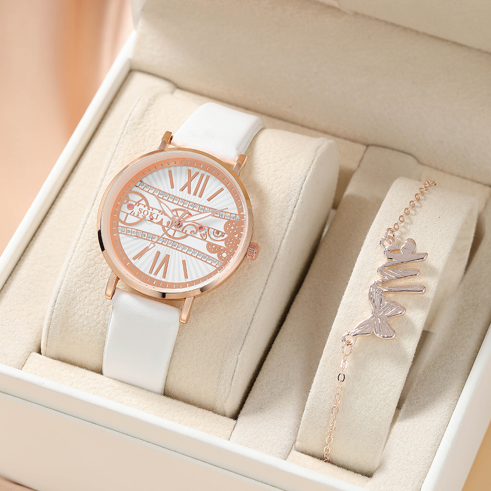 Fashion Solid Color Buckle Quartz Womenu0027s Watches