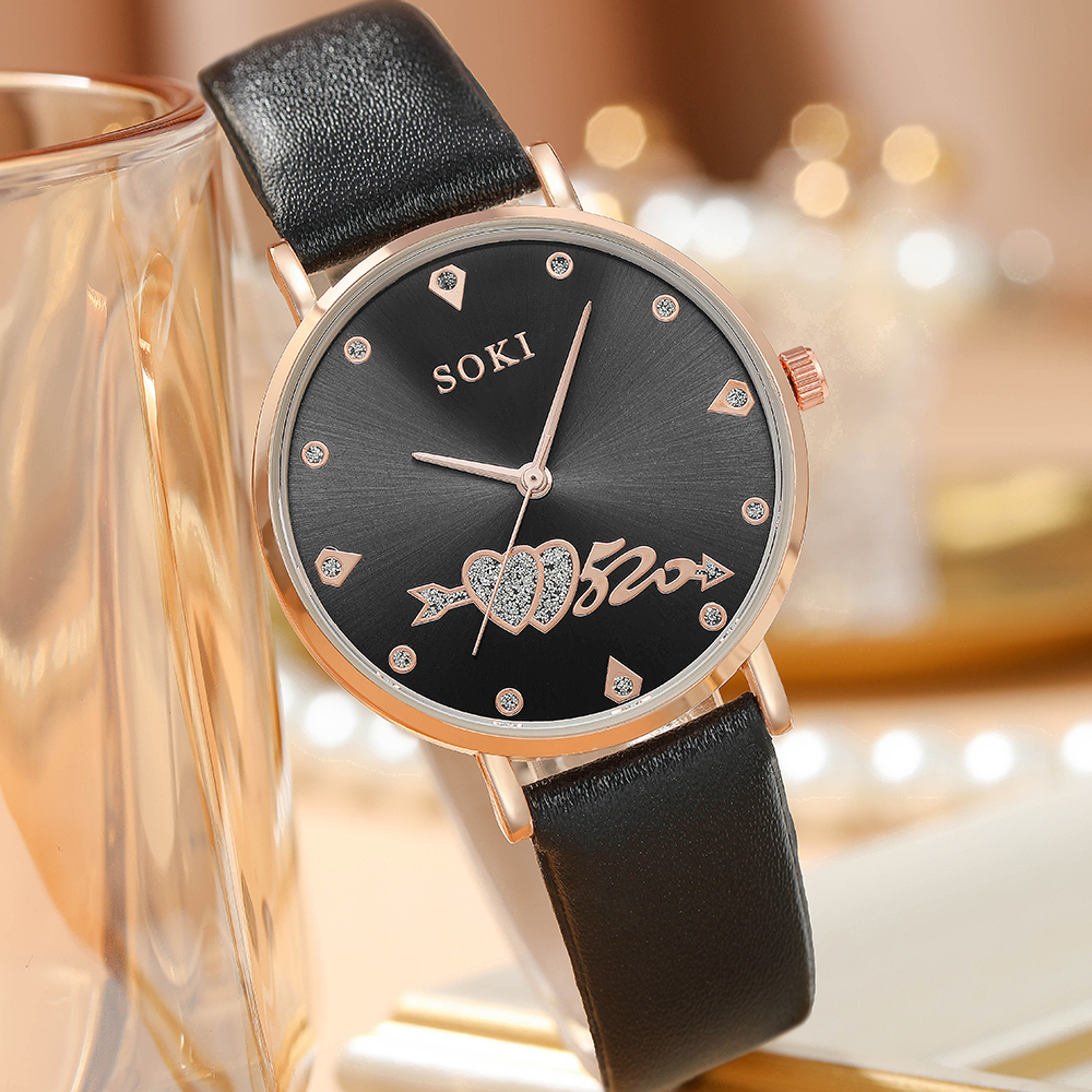 Fashion Heart Shape Buckle Quartz Womenu0027s Watches