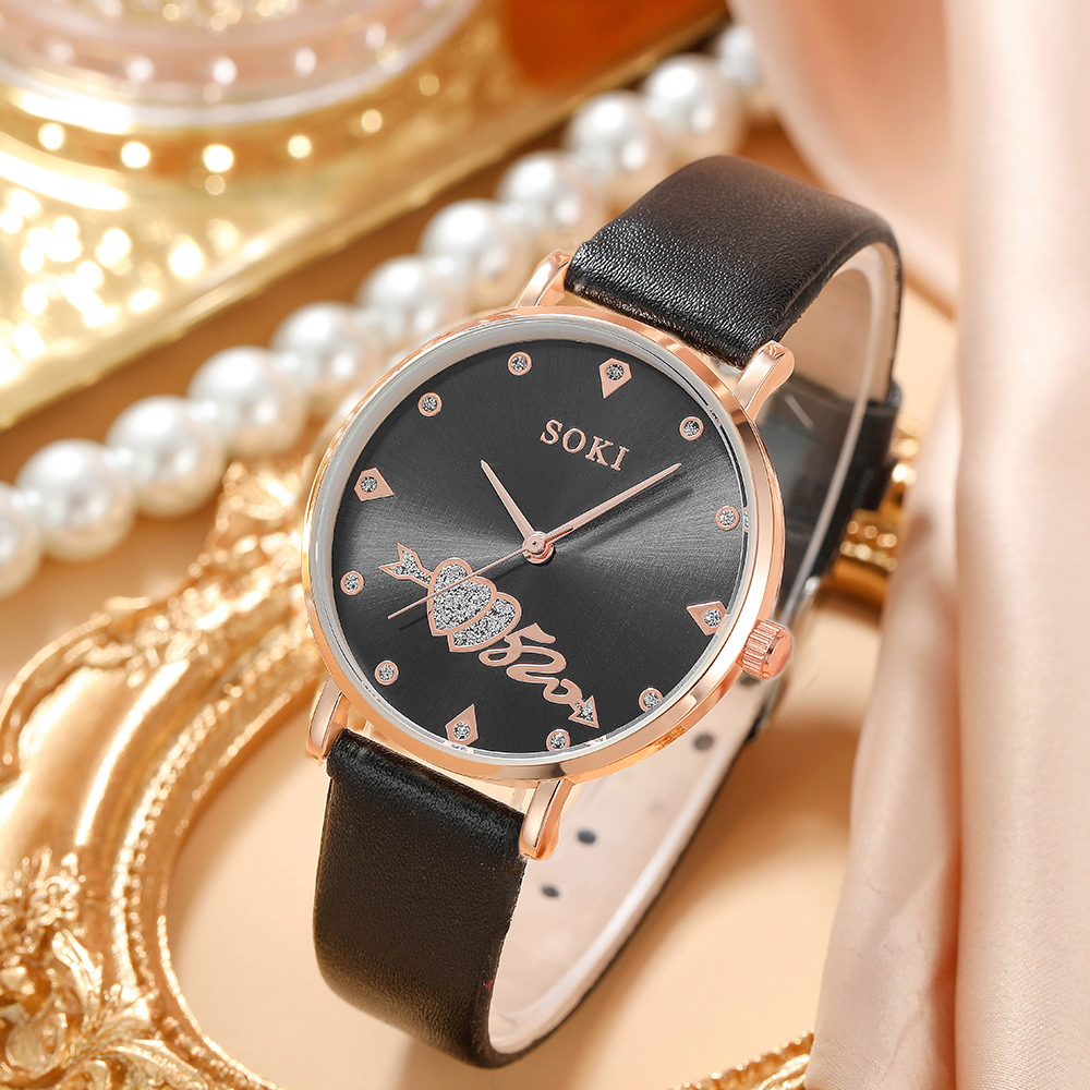 Fashion Heart Shape Buckle Quartz Womenu0027s Watches