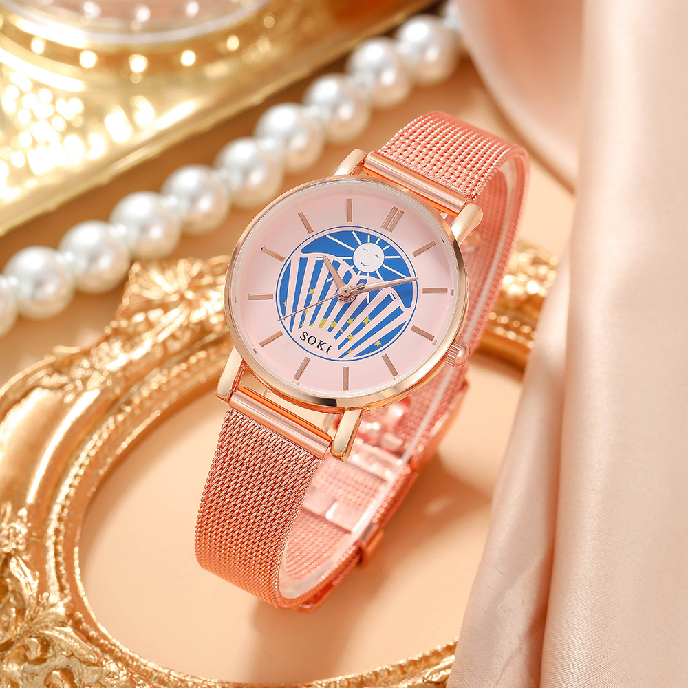 Romantic Sun Buckle Quartz Womenu0027s Watches