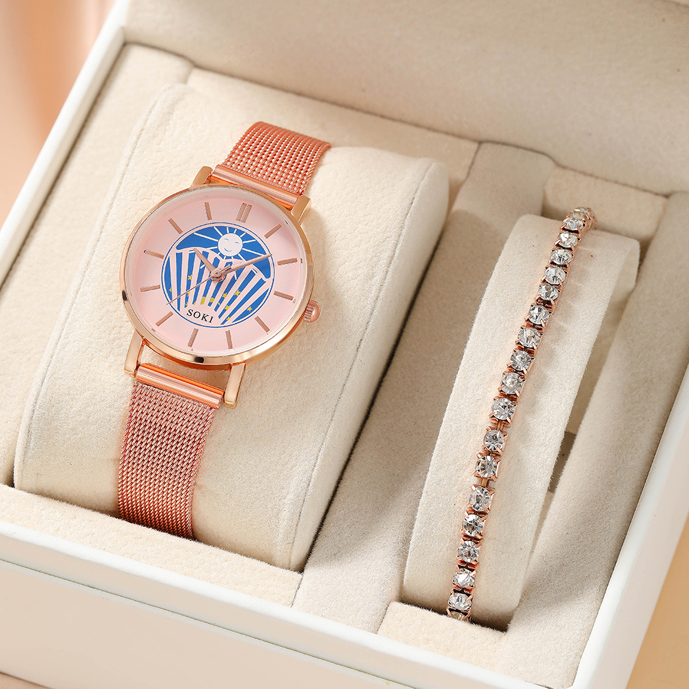 Romantic Sun Buckle Quartz Womenu0027s Watches