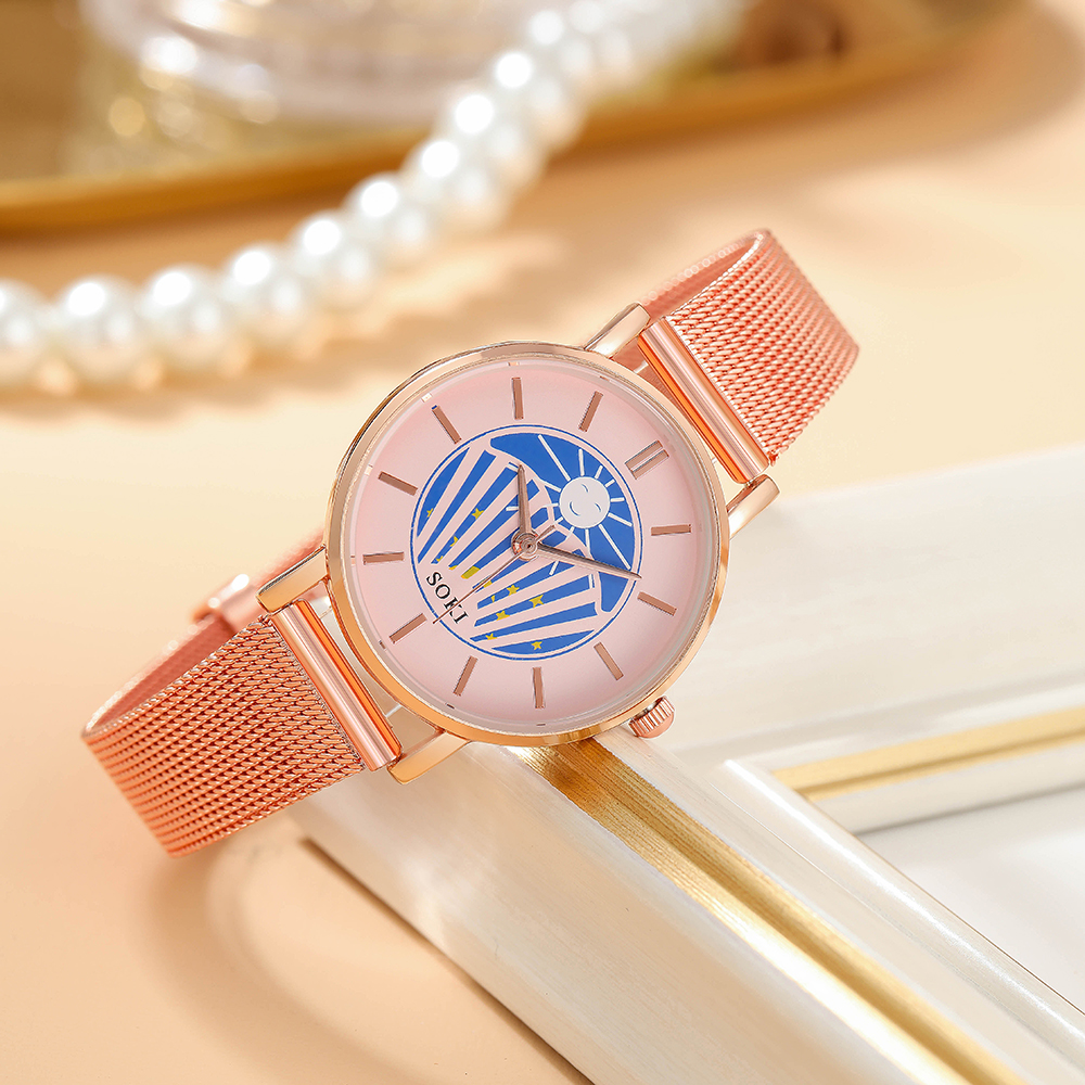 Romantic Sun Buckle Quartz Womenu0027s Watches