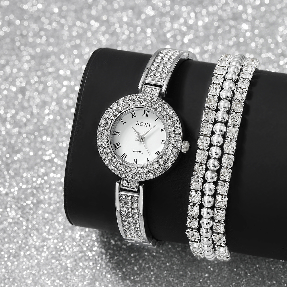 Fashion Solid Color Jewelry Buckle Quartz Womenu0027s Watches