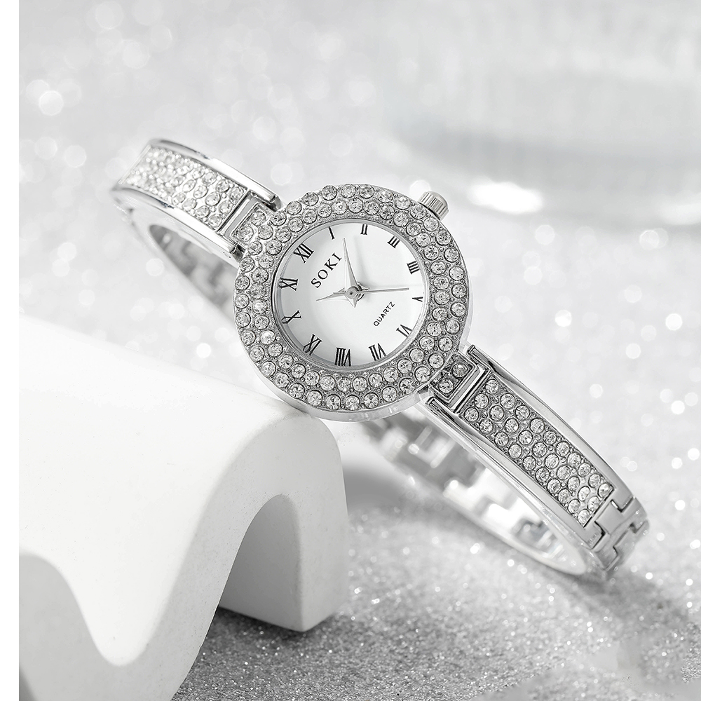 Fashion Solid Color Jewelry Buckle Quartz Womenu0027s Watches