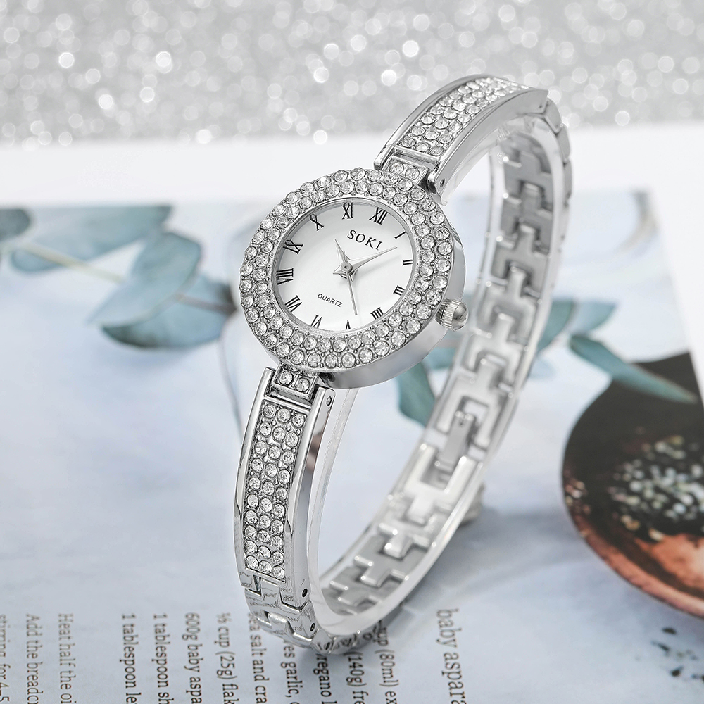 Fashion Solid Color Jewelry Buckle Quartz Womenu0027s Watches