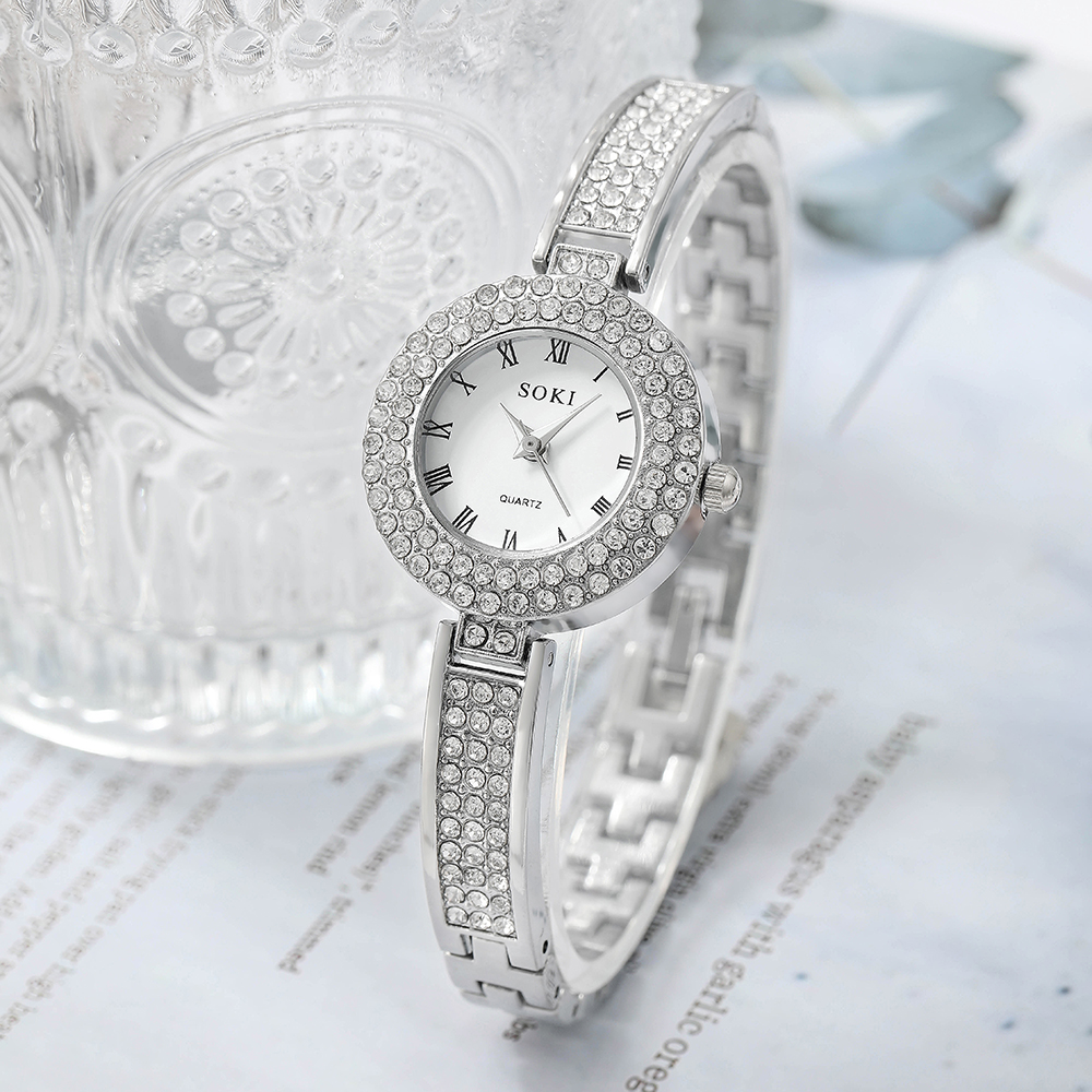 Fashion Solid Color Jewelry Buckle Quartz Womenu0027s Watches