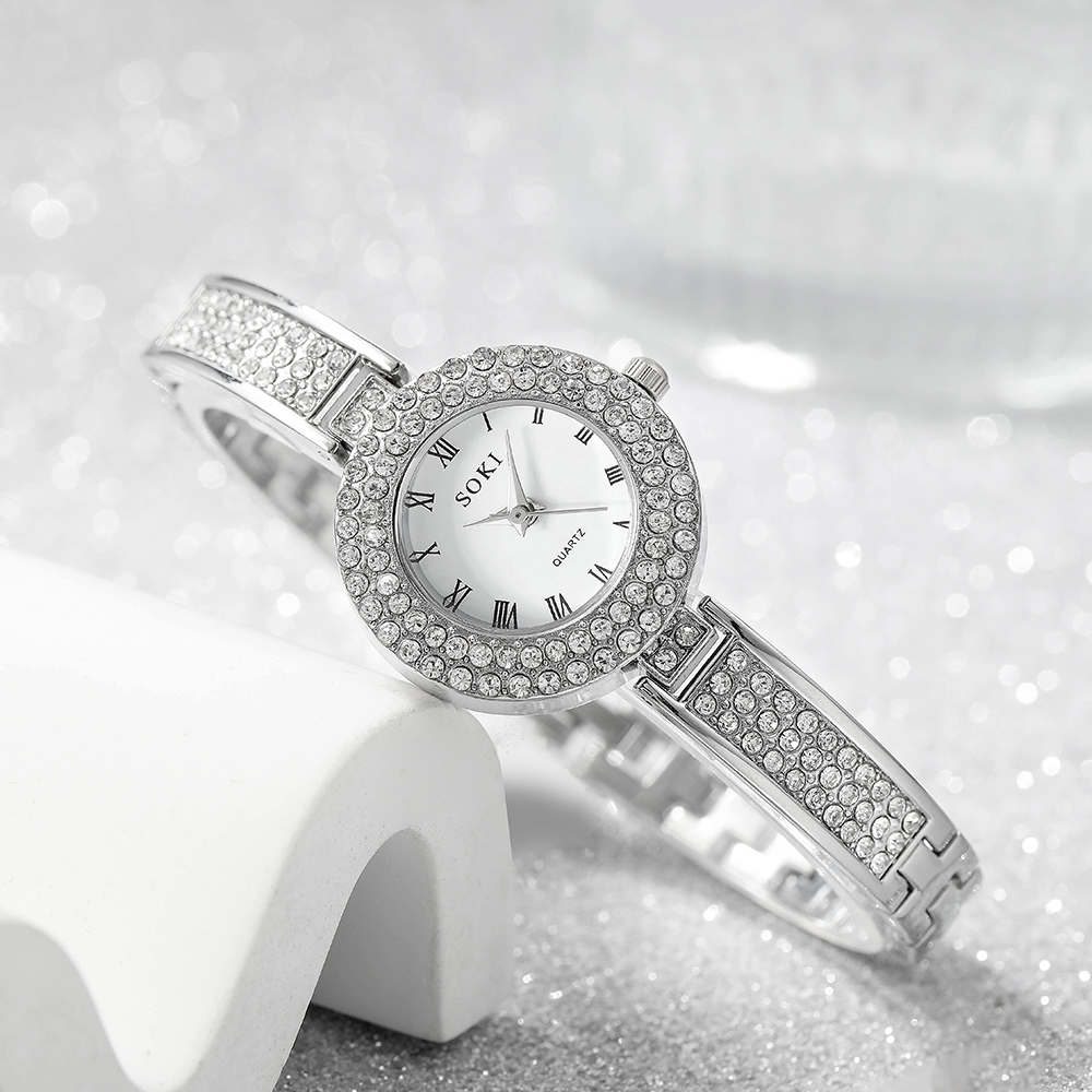 Fashion Solid Color Jewelry Buckle Quartz Womenu0027s Watches