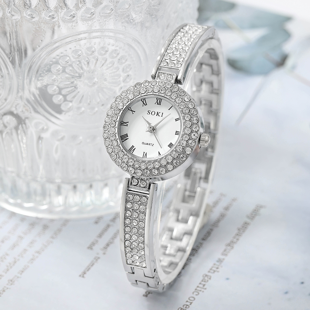 Fashion Solid Color Jewelry Buckle Quartz Womenu0027s Watches