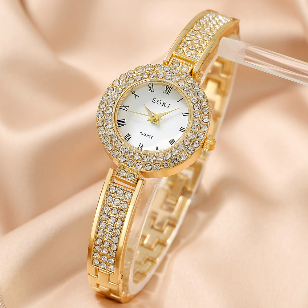 Fashion Solid Color Jewelry Buckle Quartz Womenu0027s Watches