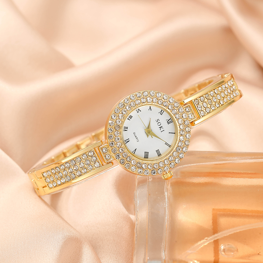 Fashion Solid Color Jewelry Buckle Quartz Womenu0027s Watches