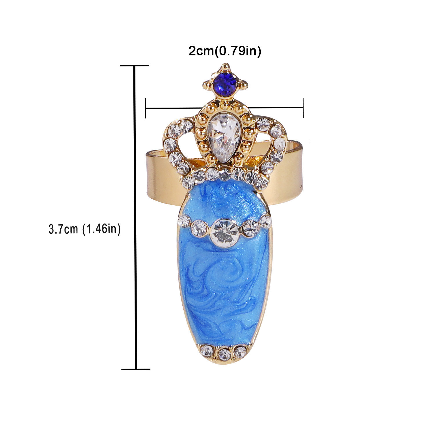 Fashion Flower Bow Knot Alloy Plating Inlay Rhinestones Pearl Womenu0027S Open Ring 1 Piece