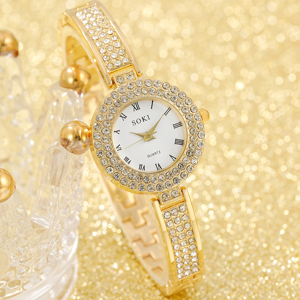 Fashion Solid Color Jewelry Buckle Quartz Womenu0027s Watches