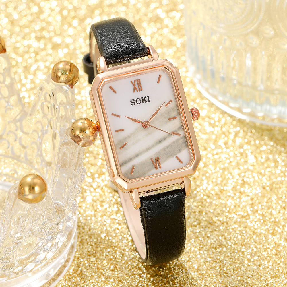 Fashion Solid Color Buckle Quartz Womenu0027s Watches