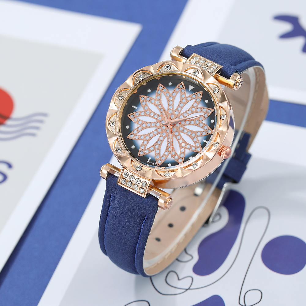 Fashion Solid Color Buckle Quartz Womenu0027s Watches