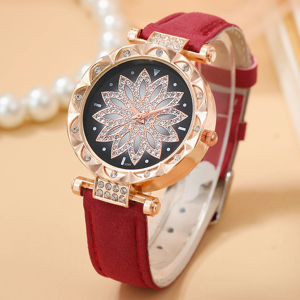 Fashion Solid Color Buckle Quartz Womenu0027s Watches