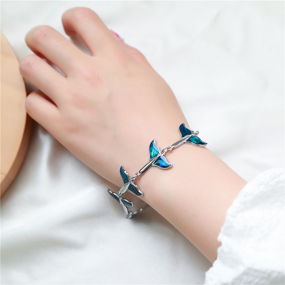 Simple Style Fish Tail Alloy Plating Womenu0027S Bracelets 1 Piece