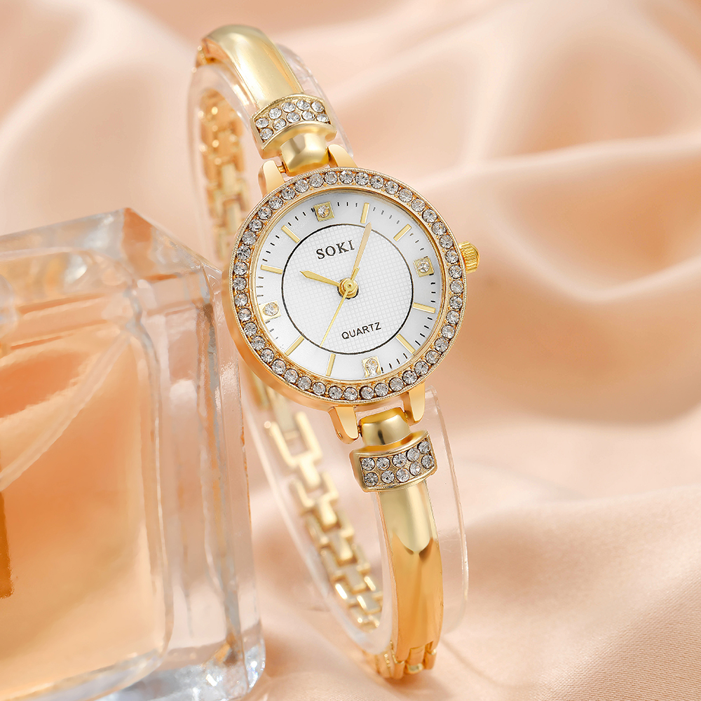 Fashion Solid Color Jewelry Buckle Quartz Womenu0027s Watches