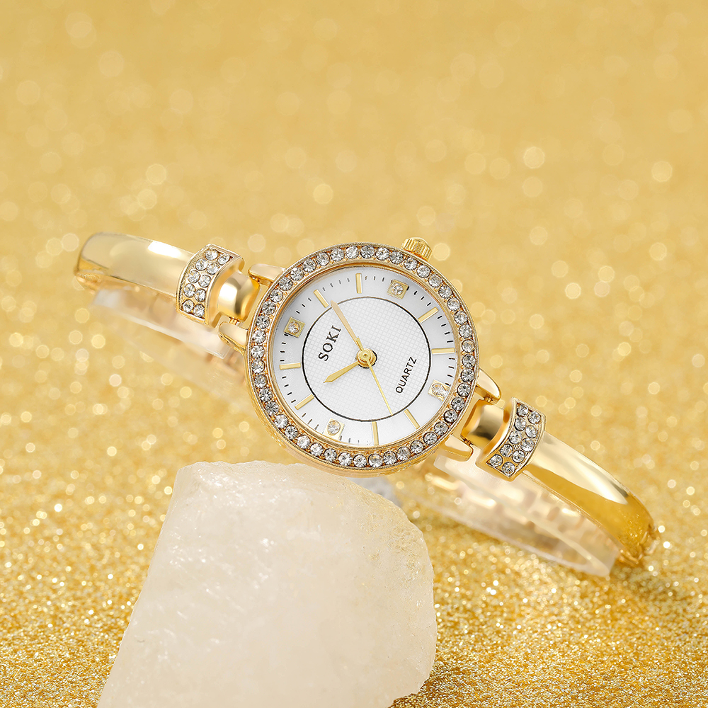 Fashion Solid Color Jewelry Buckle Quartz Womenu0027s Watches
