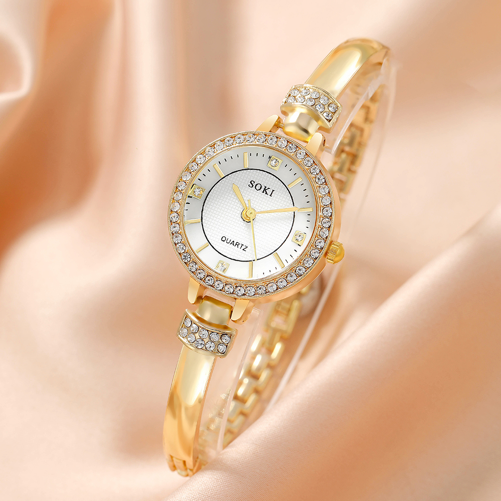 Fashion Solid Color Jewelry Buckle Quartz Womenu0027s Watches