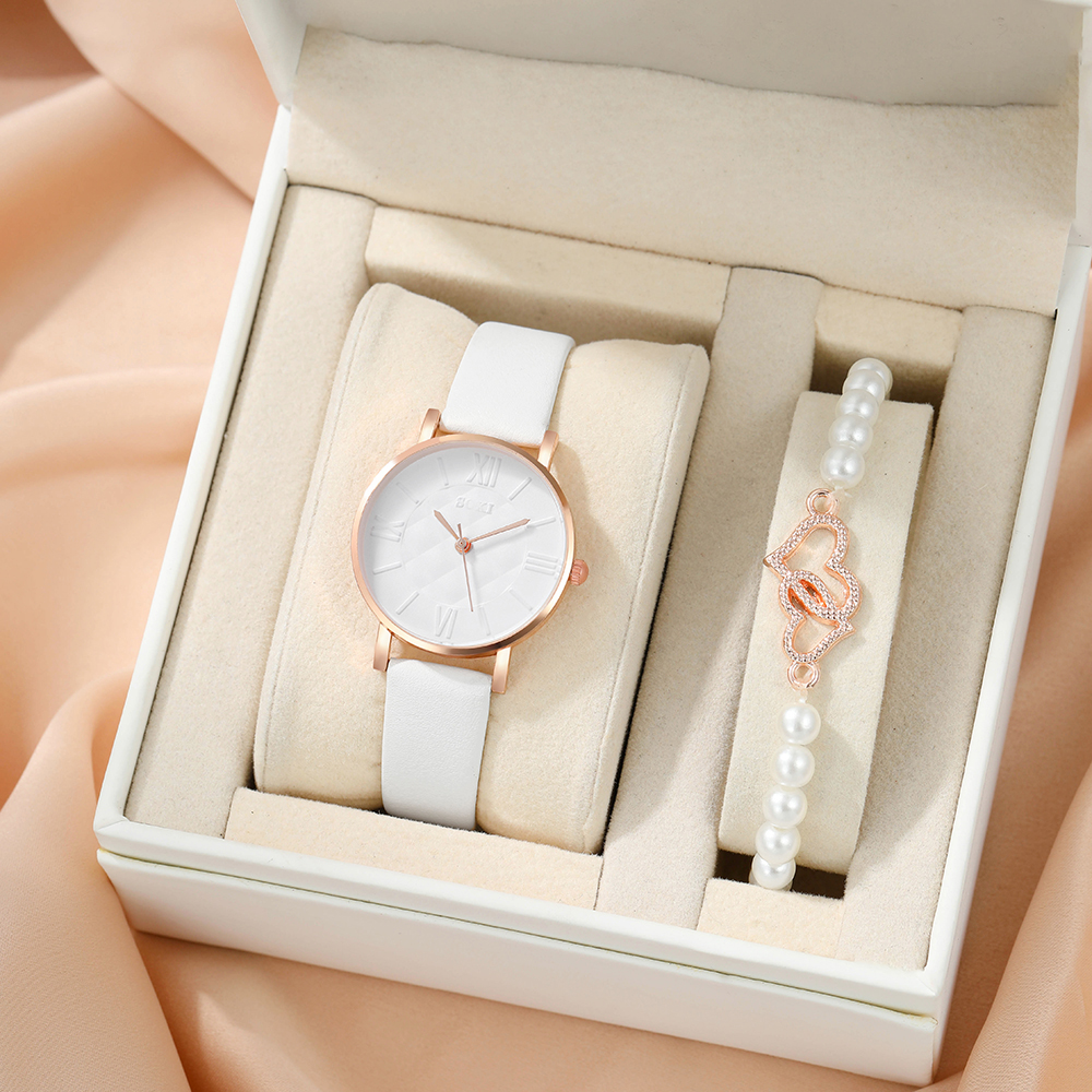 Fashion Solid Color Buckle Quartz Womenu0027s Watches