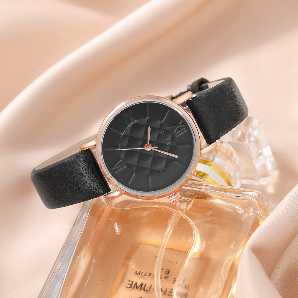 Fashion Solid Color Buckle Quartz Womenu0027s Watches