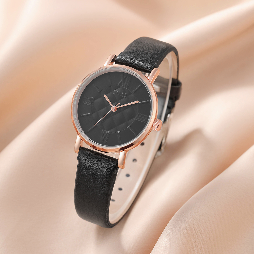 Fashion Solid Color Buckle Quartz Womenu0027s Watches
