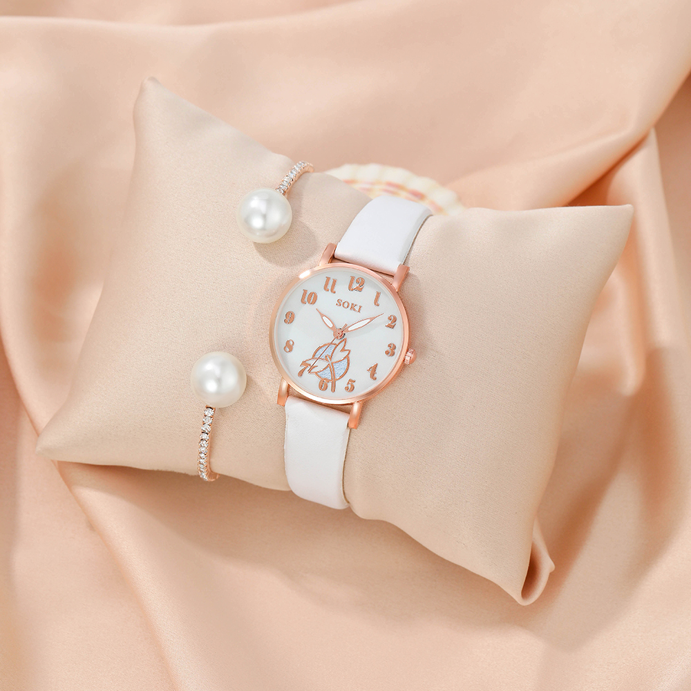Fashion Solid Color Buckle Quartz Womenu0027s Watches