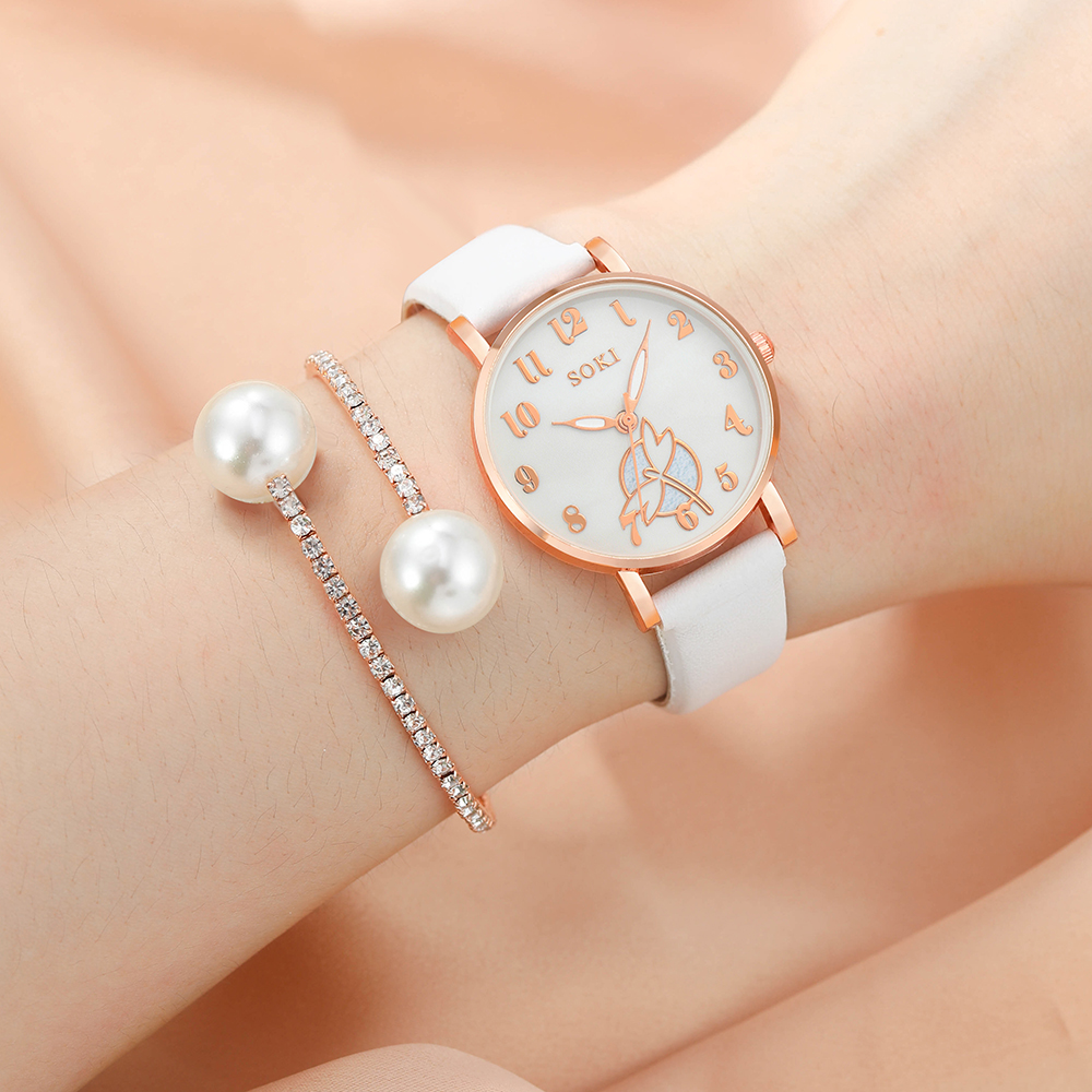 Fashion Solid Color Buckle Quartz Womenu0027s Watches