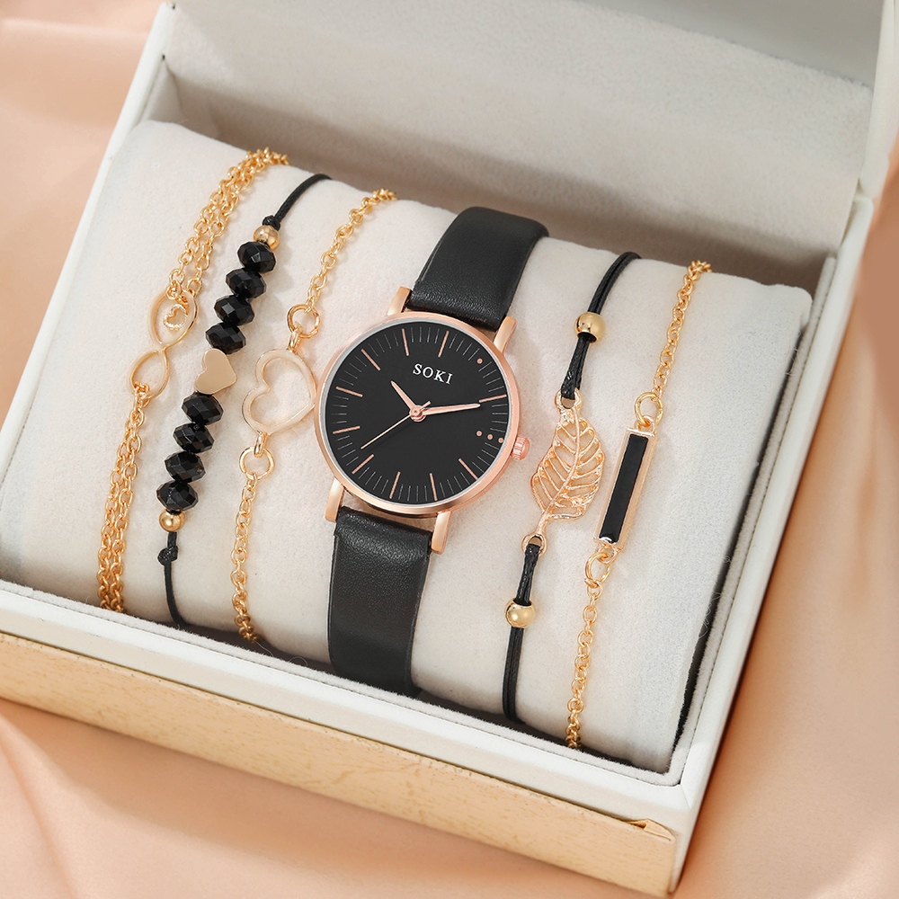 Elegant Heart Shape Buckle Quartz Womenu0027s Watches