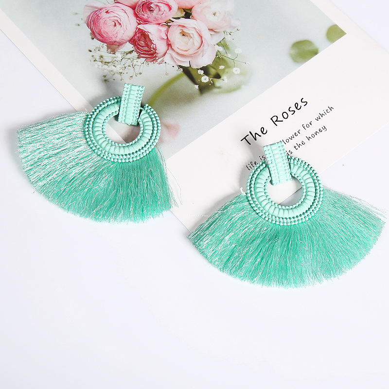 Ethnic Style Geometric Alloy Tassel Womenu0027S Drop Earrings 1 Pair