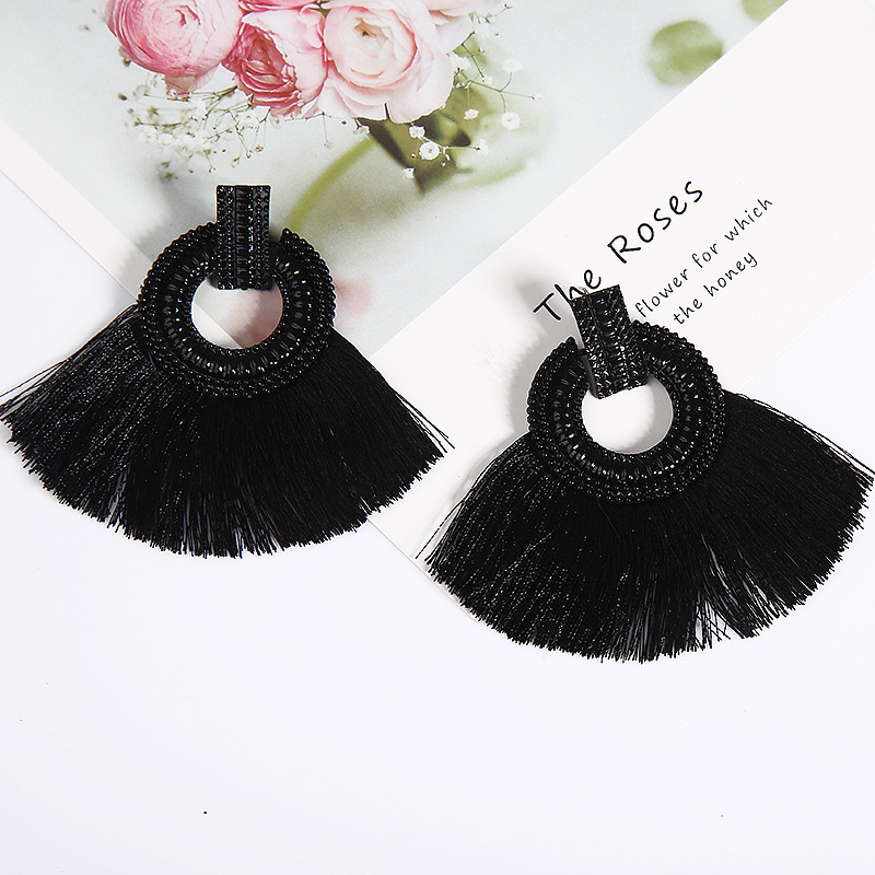 Ethnic Style Geometric Alloy Tassel Womenu0027S Drop Earrings 1 Pair