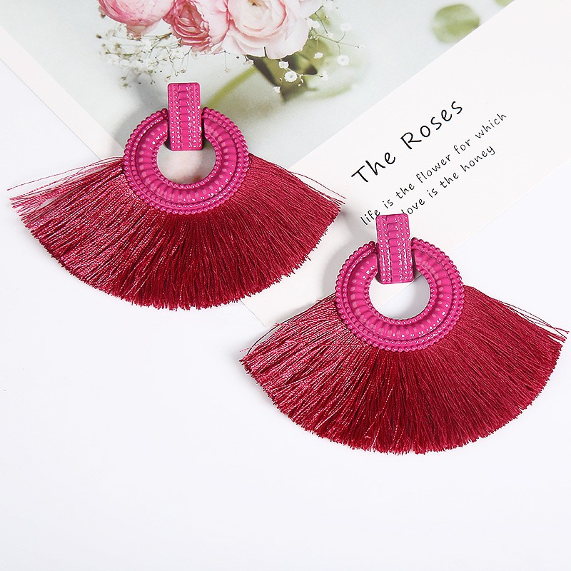 Ethnic Style Geometric Alloy Tassel Womenu0027S Drop Earrings 1 Pair