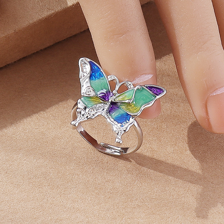 Fashion Butterfly Alloy Womenu0027S Open Ring 1 Piece