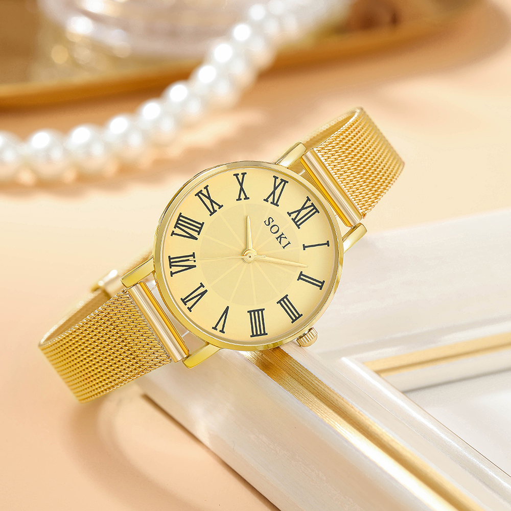 Fashion Solid Color Buckle Quartz Womenu0027s Watches