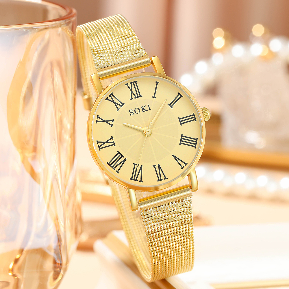 Fashion Solid Color Buckle Quartz Womenu0027s Watches