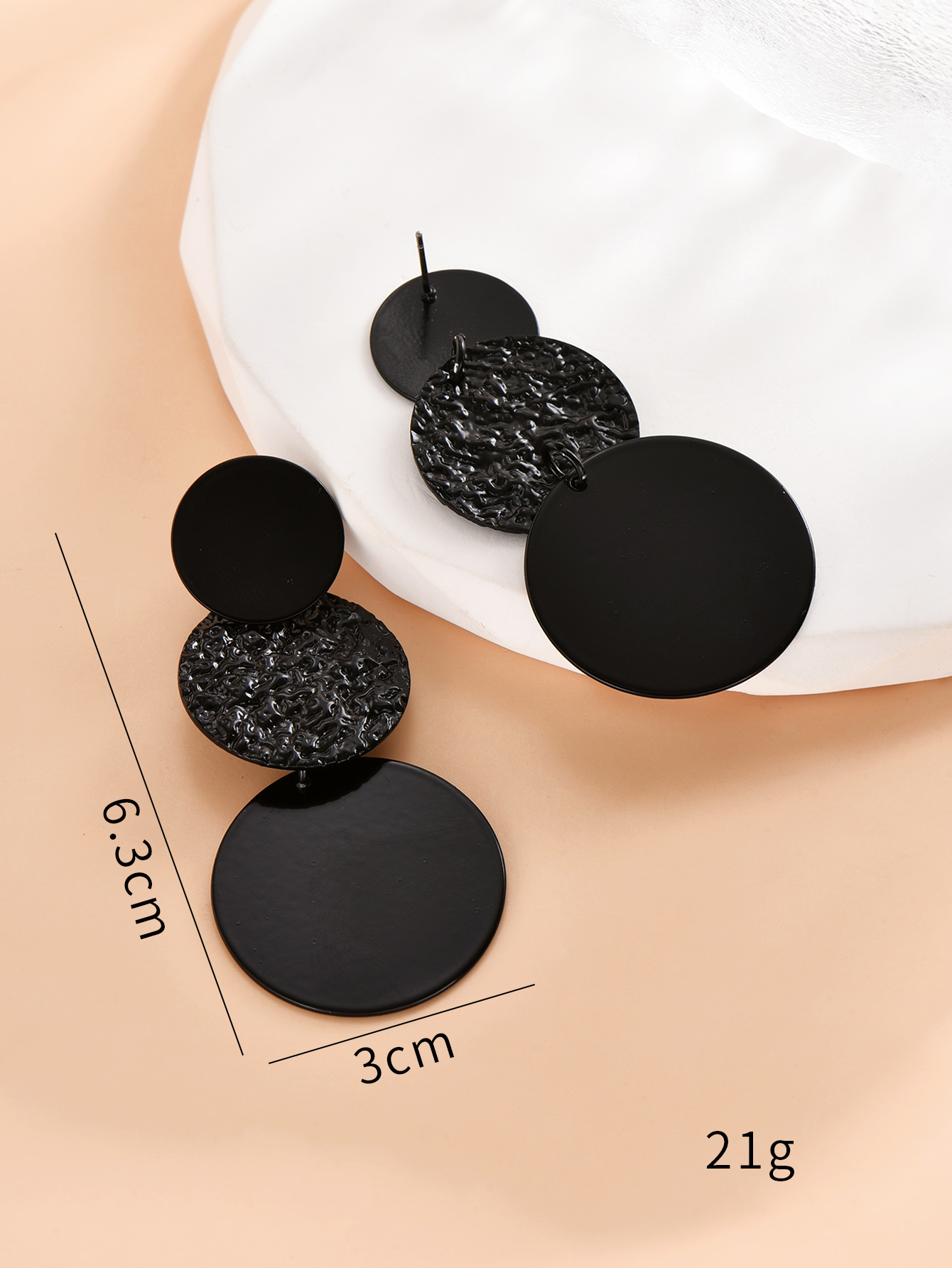 Fashion Circle Alloy Womenu0027S Drop Earrings 1 Pair