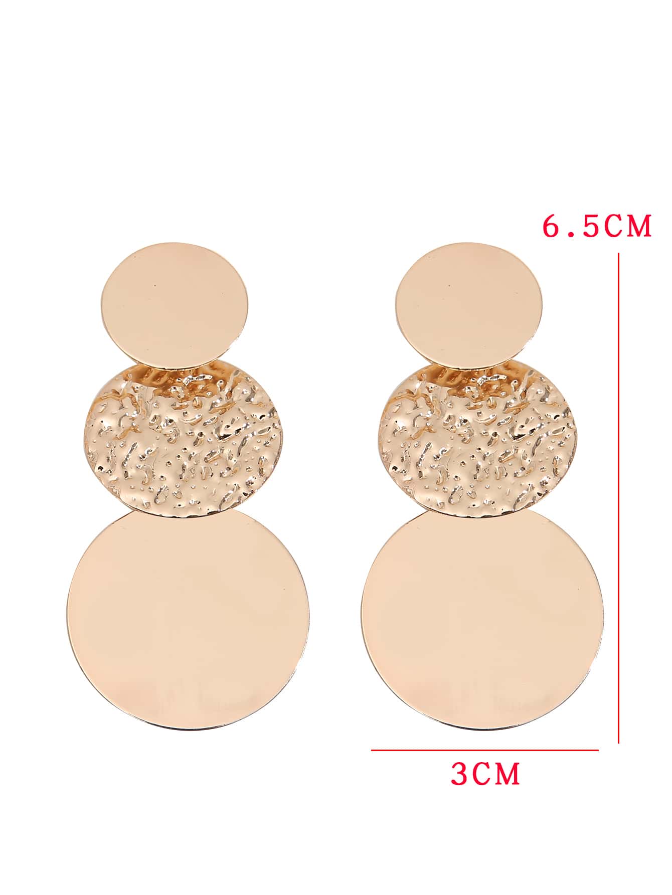 Fashion Circle Alloy Womenu0027S Drop Earrings 1 Pair