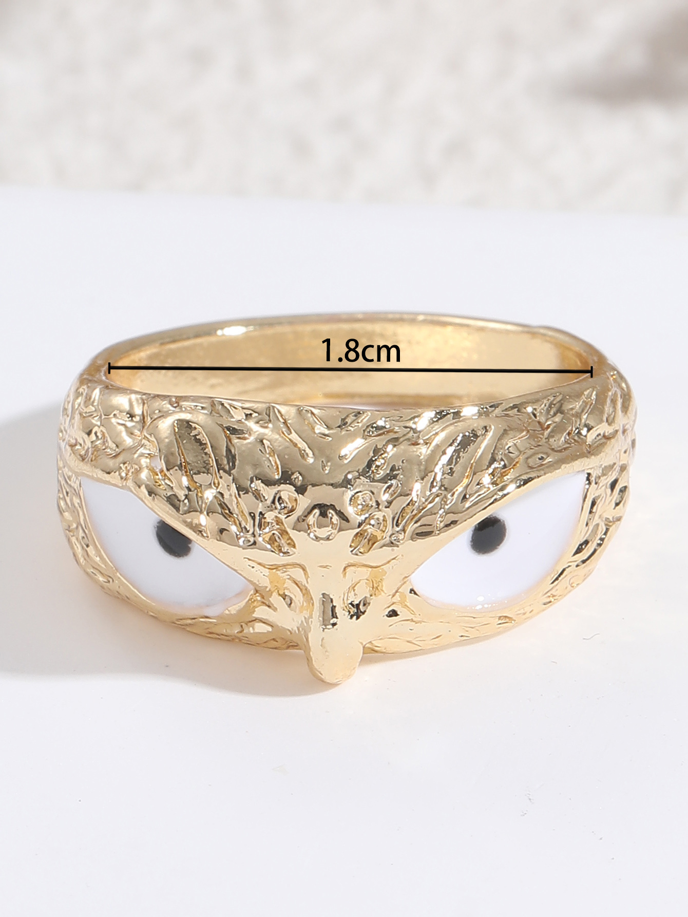 Fashion Owl Alloy Plating Acrylic Womenu0027S Rings