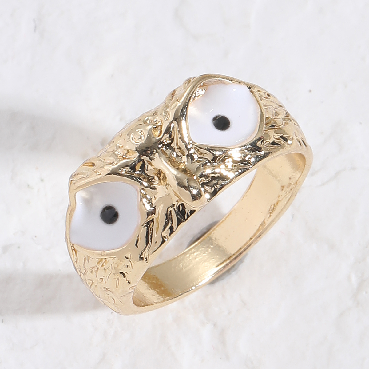 Fashion Owl Alloy Plating Acrylic Womenu0027S Rings