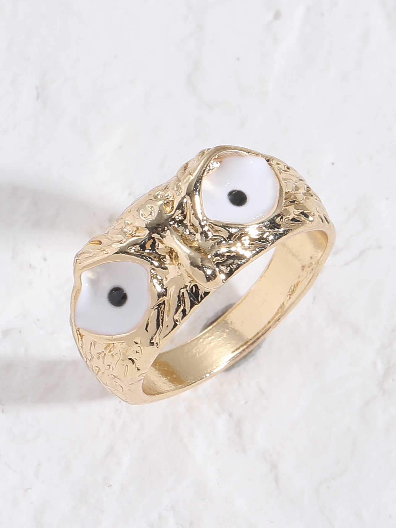 Fashion Owl Alloy Plating Acrylic Womenu0027S Rings