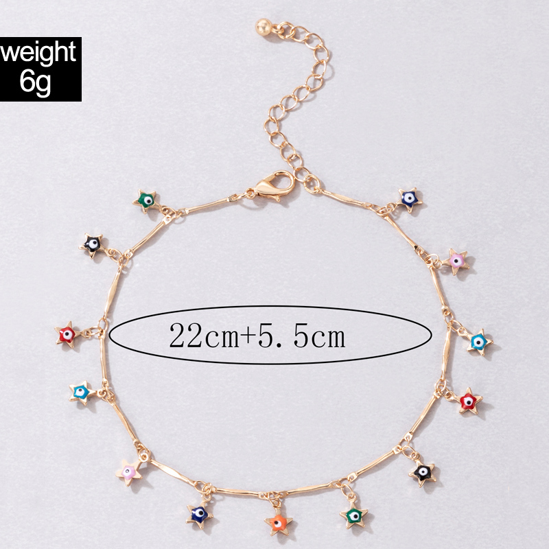 Fashion Devilu0027S Eye Alloy Plating Womenu0027S Anklet