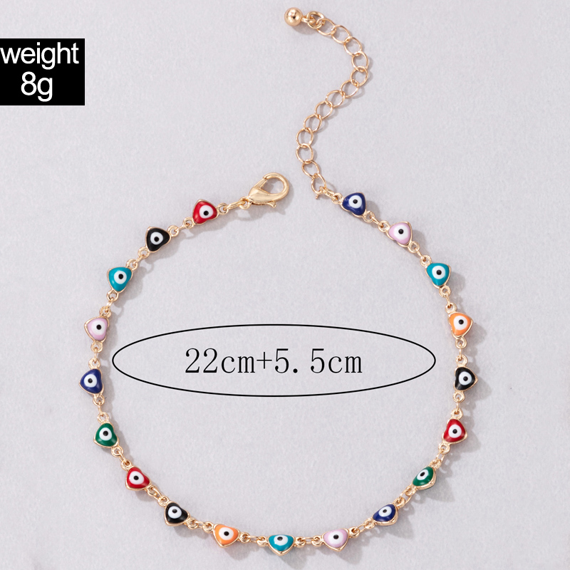 Fashion Devilu0027S Eye Alloy Plating Womenu0027S Anklet