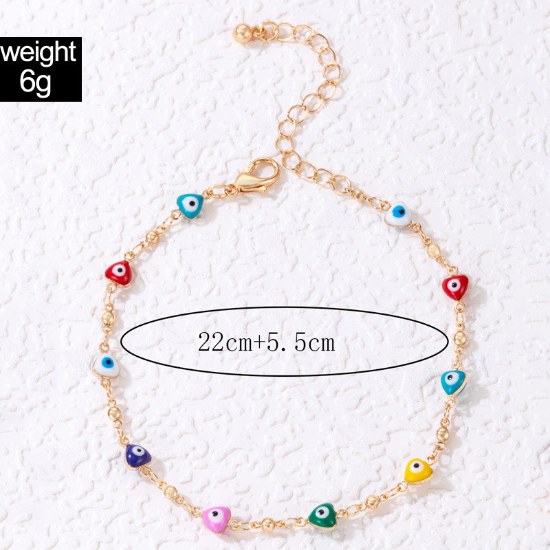 Fashion Devilu0027S Eye Alloy Plating Womenu0027S Anklet