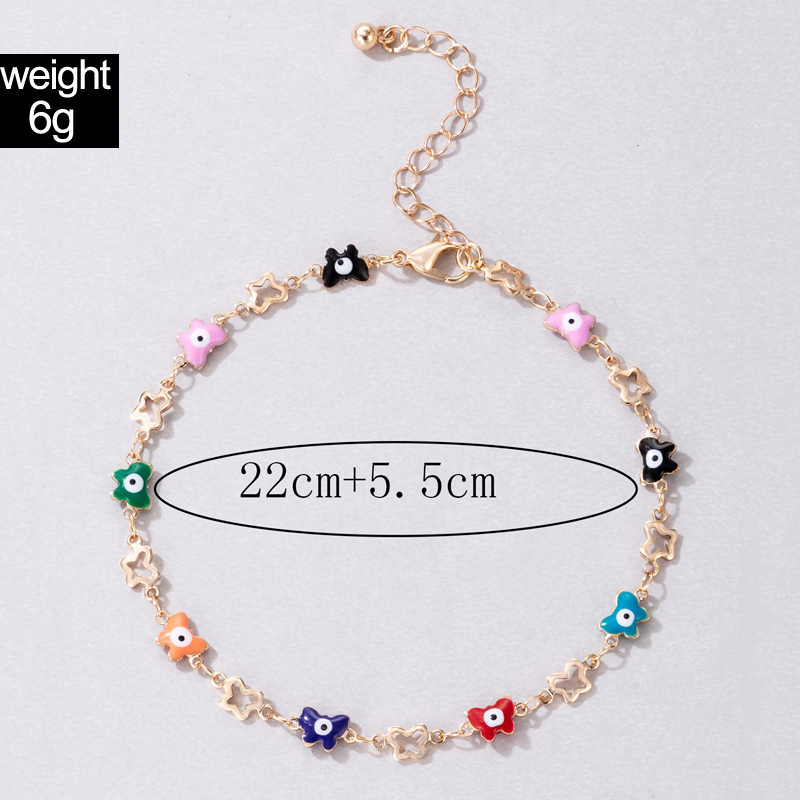 Fashion Devilu0027S Eye Alloy Plating Womenu0027S Anklet