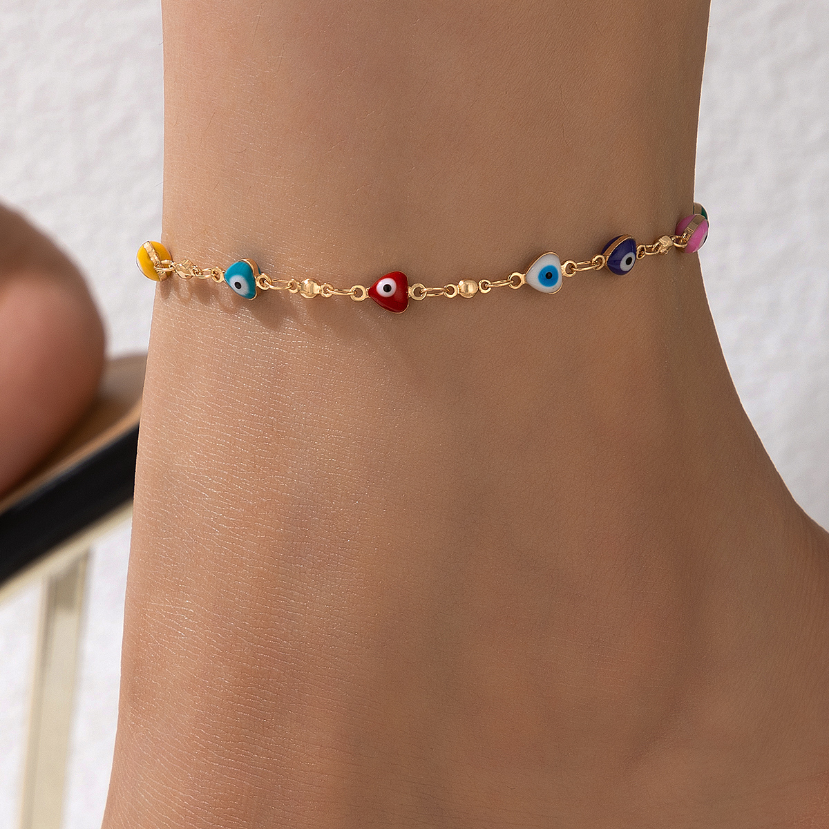 Fashion Devilu0027S Eye Alloy Plating Womenu0027S Anklet