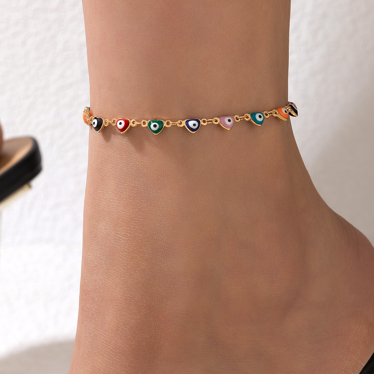 Fashion Devilu0027S Eye Alloy Plating Womenu0027S Anklet