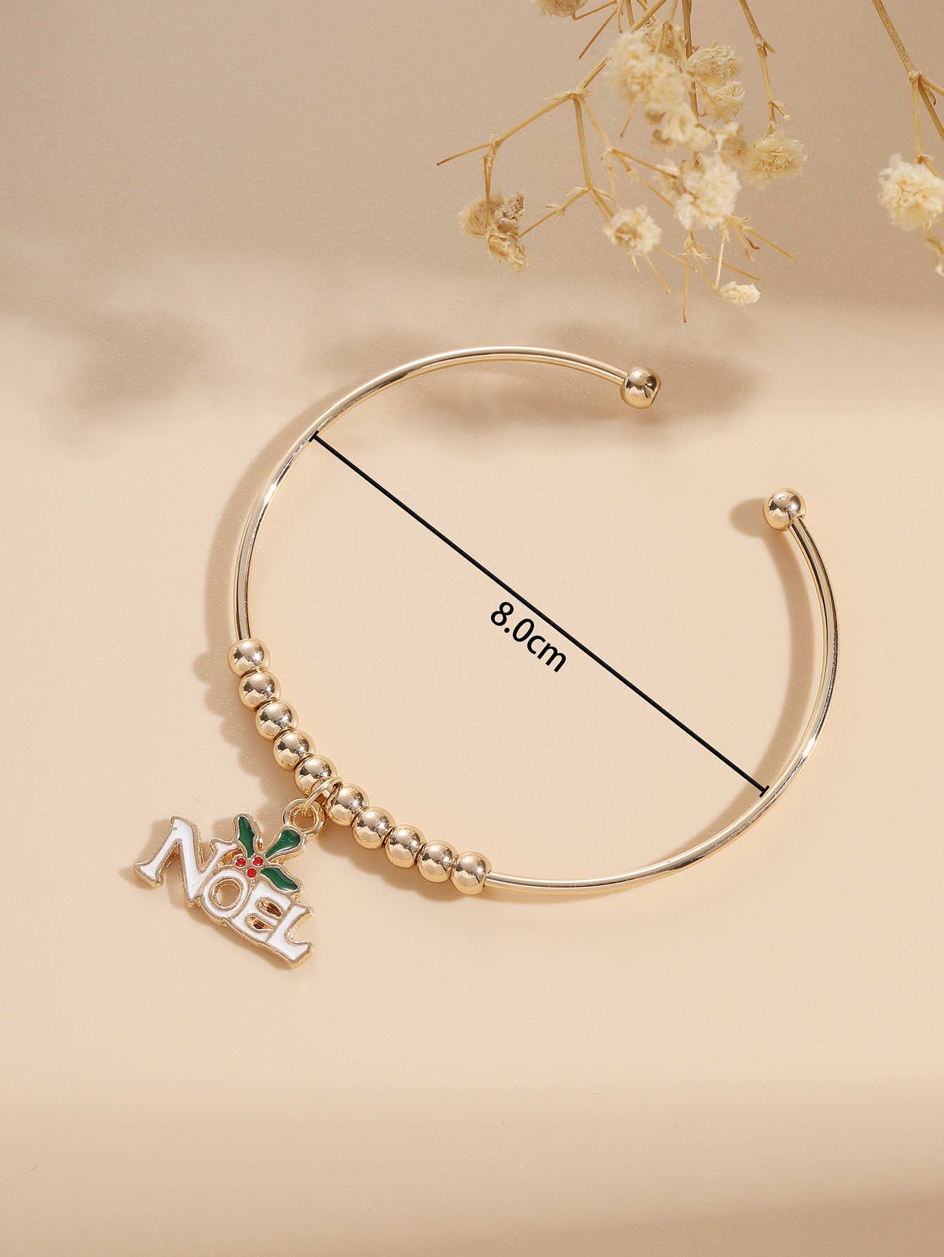 Fashion Letter Alloy Plating Womenu0027S Bangle