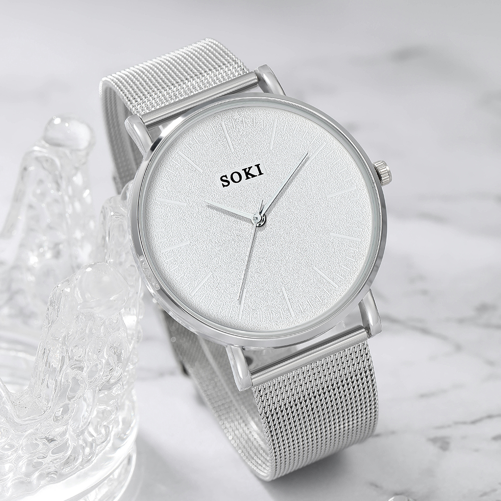 Fashion Solid Color Buckle Quartz Menu0027s Watches
