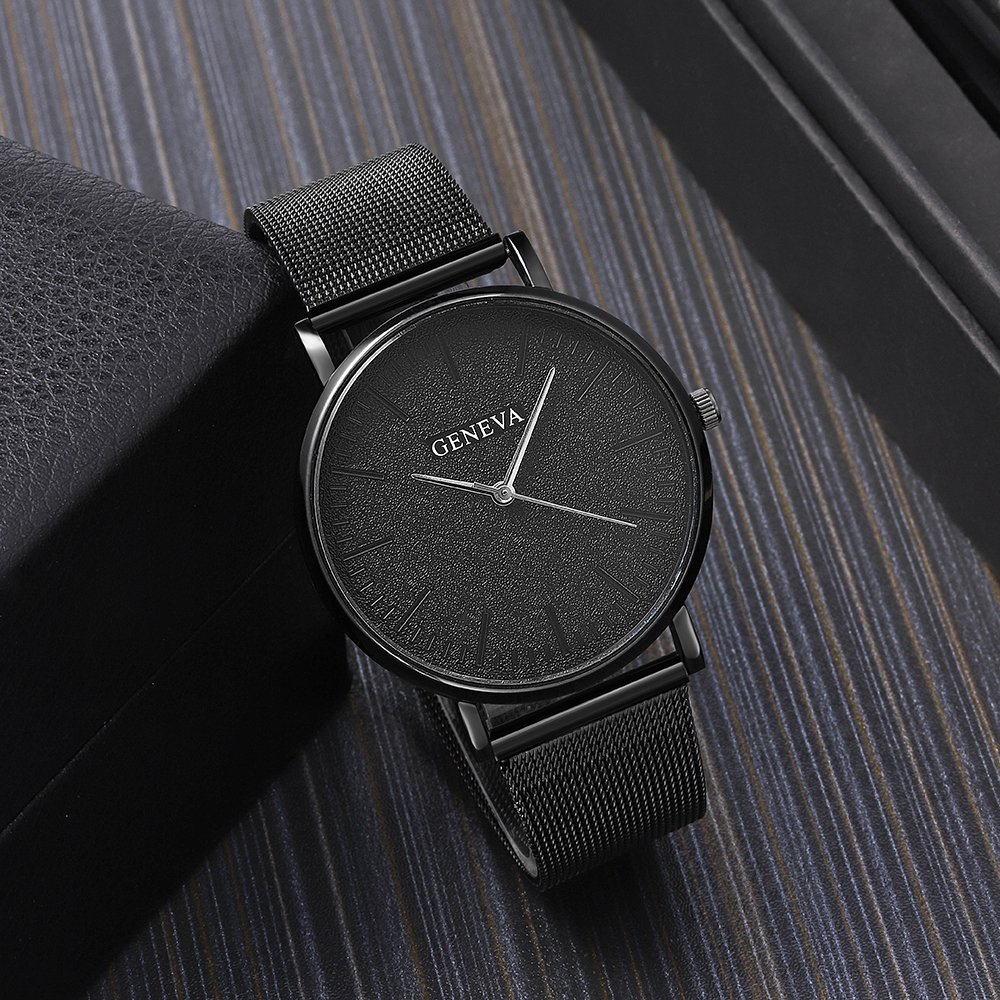 Fashion Solid Color Buckle Quartz Menu0027s Watches