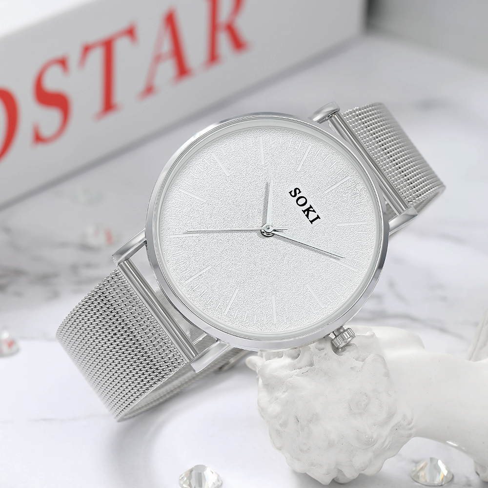 Fashion Solid Color Buckle Quartz Menu0027s Watches